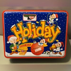 Vintage Keebler Holiday Cookie Tin (1998)